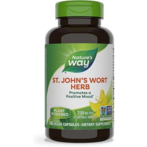 Nature's Way 180-Count 700mg St. John's Wort: $14 via Subscribe & Save