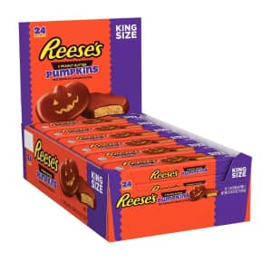 Reese's Pumpkins Milk Chocolate King Size 24-Count: $30