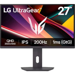 LG UltraGear G6 27" 1440p HDR 200Hz IPS LED G-Sync Monitor: $169.99