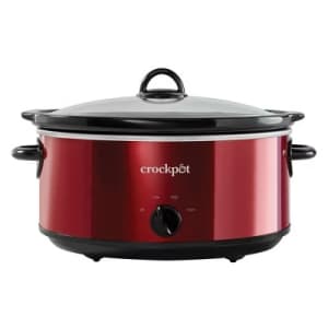 Crock-Pot 7-Quart 1,500W Oval Manual Slow Cooker with Removable Ceramic Bowl: $52