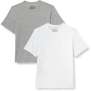 Amazon Essentials Men's Super Soft Undershirt 2-Pack: $8.95