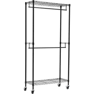 Amazon Basics Adjustable Closet Organizer: $46
