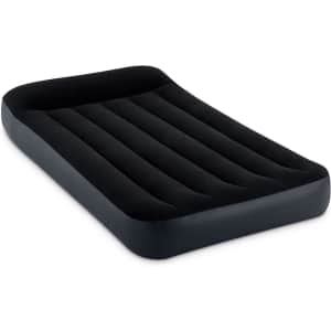 Intex Dura-Beam Pillow Rest Twin Air Mattress with Internal Pump: $20