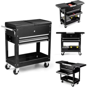 2-Drawer Tool Storage Cart: $111 2-Drawer Tool Storage Cart: $111