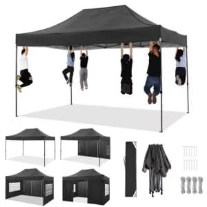 10x15-Foot Pop-Up Canopy: $108 10x15-Foot Pop-Up Canopy: $108