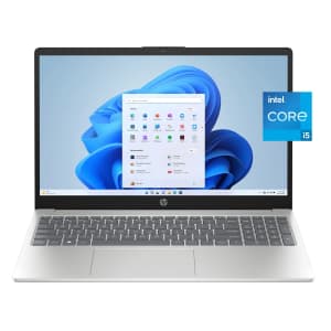 HP 12th-Gen. i5 15.6" Laptop: $299