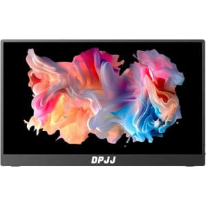 DPJJ 15.6" 1080p USB-C HDMI Slim Portable Monitor: $44.99