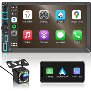 7" Wireless Double Din Car Stereo: $54.99 7" Wireless Double Din Car Stereo: $54.99