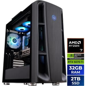 ABS Kaze II Ruby Ryzen 7 Gaming Desktop PC w/ GeForce RTX 5070: $2327