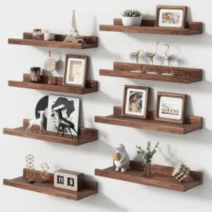 16" Floating Shelves 8-Pack: $15