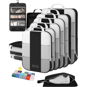 Compression Packing Cubes 10-Piece Set: $30 w/ Prime Compression Packing Cubes 10-Piece Set: $30 w/ Prime