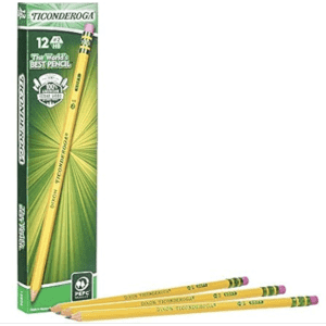 Woodcase Pencils w/ Erasers 72-Pack: $4.99