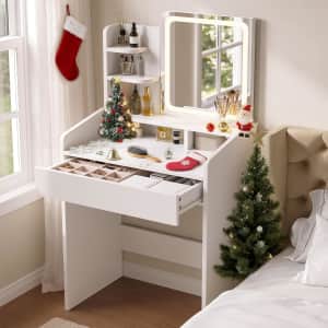 Dowinx Makeup Vanity Mirror Desk: $81.22