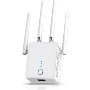 1200Mbps Dual Band WiFi Extender: $34
