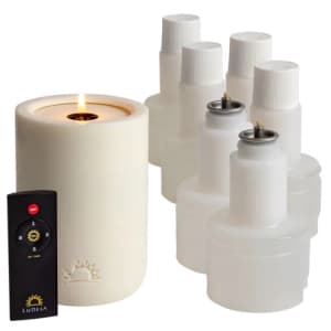 LuDela Remote Control Real-Flame Candle w/ 6 Refills: $20