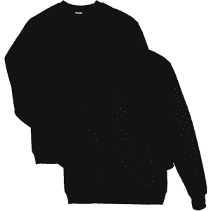 Hanes Men's EcoSmart Fleece Pullover Crewneck Sweatshirt 2-Pack: $9