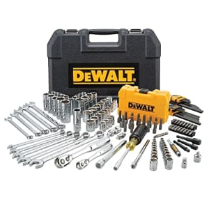 DEWALT 142-Piece Mechanics Tools Kit, 1/4 & 3/8 Drive: $104
