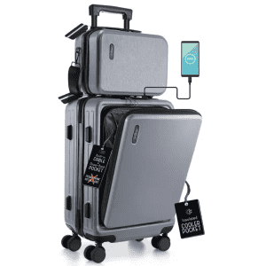 Travelarim 22" 2-Piece Expandable Hardside Carry-On Luggage: $84.27 Travelarim 22" 2-Piece Expandable Hardside Carry-On Luggage: $84.27