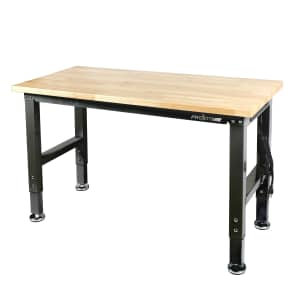 Frontier 4-Foot Adjustable-Height Solid Wood Top Workbench: $129