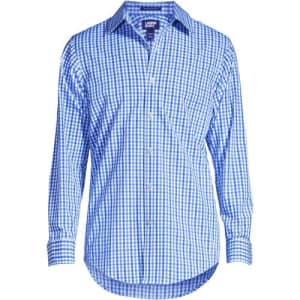 Lands' End Men's Patterned Broadcloth Shirt: $8.99 Lands' End Men's Patterned Broadcloth Shirt: $8.99
