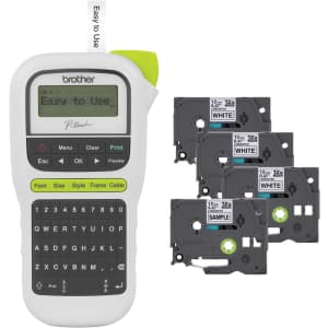 Brother P-Touch Easy Portable Label Maker Bundle: $50 Brother P-Touch Easy Portable Label Maker Bundle: $50