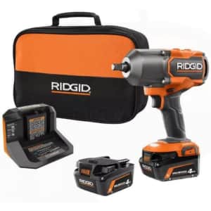 RIDGID 18V Brushless Impact Wrench Kit R86212KSB: $199