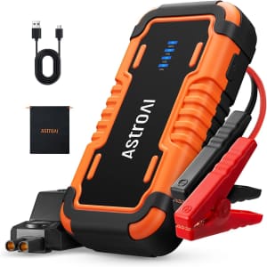AstroAI P10 5000A Car Battery Jump Starter: $35.99