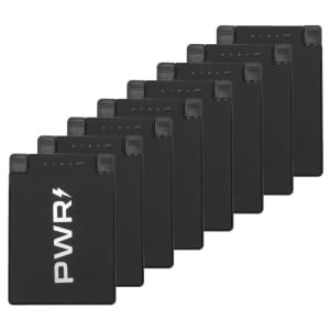 PWRCard 2500mAh Slim Power Bank 8-Pack: $19.99