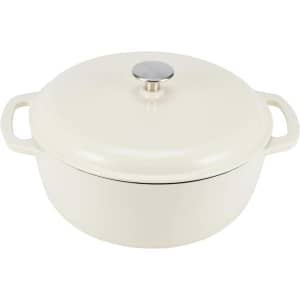 Amazon Basics 6-Quart Cast Iron Dutch Oven: $34