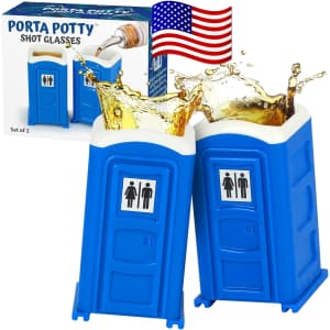Original Porta Potty Shot Glass 2-Pack: $14 Original Porta Potty Shot Glass 2-Pack: $14