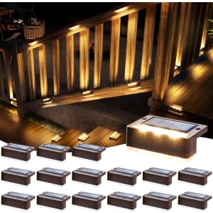 Solplex Solar Fence Lights 16-Pack: $19.49 Solplex Solar Fence Lights 16-Pack: $19.49