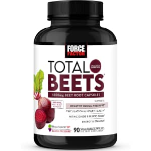 Force Factor Total Beets 90-Count 1800mg Supplement: $14 w/ Subscribe & Save