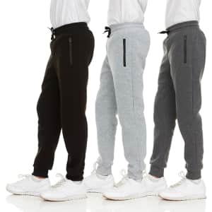 Pure Champ Men's Fleece Sweatpants Jogger 3-Pack: $33