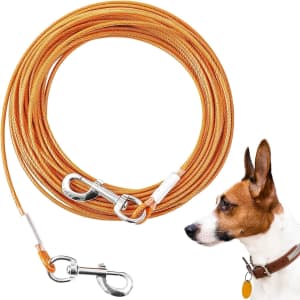 10-Foot Tie Out Dog Cable: $6.99 10-Foot Tie Out Dog Cable: $6.99