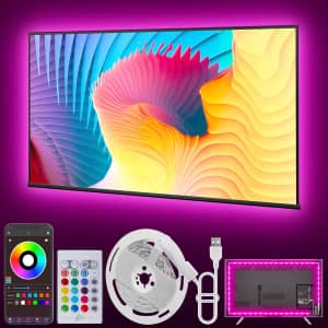 LED Strip Lights for 32" to 80" TV Backlight: $7