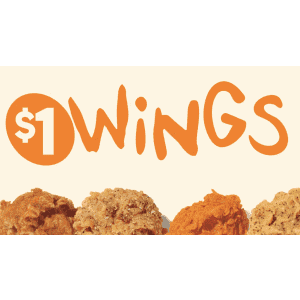 Popeyes 12pc or 18pc Wings: $12 to $18