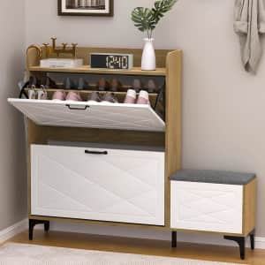 Fagaga Shoe Cabinet with Flip Drawers: $97.84 Fagaga Shoe Cabinet with Flip Drawers: $97.84