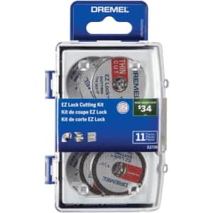 Dremel 11-Piece EZ Lock Cutting Accessory Micro Kit: $20