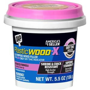 DAP Natural Plastic Wood-X W/Drydex 5.5-oz. Tub: $5