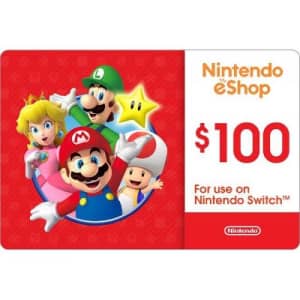 $100 Nintendo Gift Card w/ $10 Target Gift Card: $100 $100 Nintendo Gift Card w/ $10 Target Gift Card: $100
