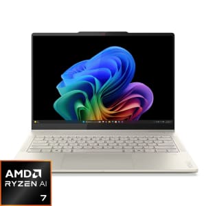 Lenovo Yoga 7 Ryzen AI 7 14" 2-in-1 Touchscreen Laptop: $600