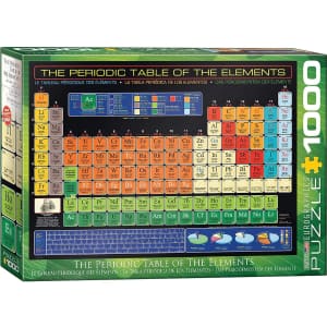 EuroGraphics Periodic Table of Elements 1000-Piece Puzzle: $6.34