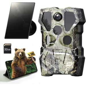 XTU 2.7K 64MP WiFi Solar Trail Camera: $23.74