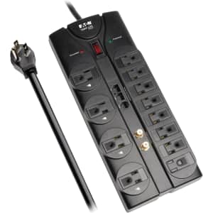 Eaton Tripp Lite Home Theater 12-Outlet Surge Protector: $44