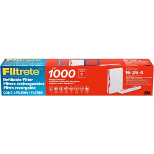 Filtrete 16x25x4 Refillable Air Filter 2-Pack: $29