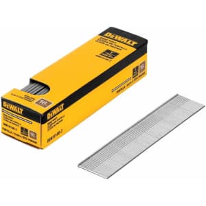 DeWalt 1" x 18-Gauge Brad Nails 2,500-Pack: $4.35