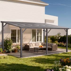 10x14-Foot Aluminum Hardtop Patio Pergola: $359.99