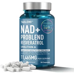 Taolemi NAD Plus 10-in-1 Supplement 90-Count Bottle: $17.50