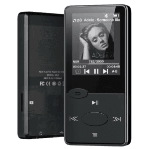 32GB MP3 Player w/ Bluetooth 5.3 and FM Radio: $19