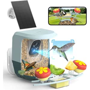 Solar-Powered Smart Bird Feeder w/ 2K HD Camera: $49.99 Solar-Powered Smart Bird Feeder w/ 2K HD Camera: $49.99